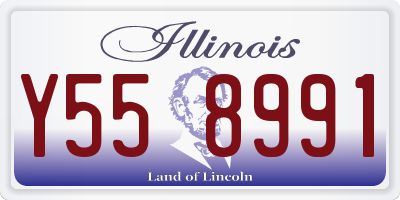 IL license plate Y558991