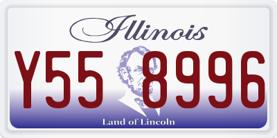 IL license plate Y558996