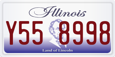 IL license plate Y558998