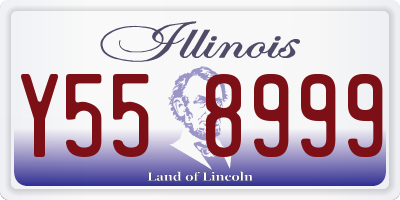 IL license plate Y558999