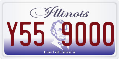 IL license plate Y559000