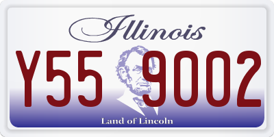 IL license plate Y559002