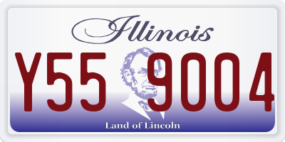 IL license plate Y559004