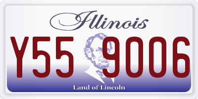 IL license plate Y559006
