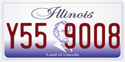 IL license plate Y559008