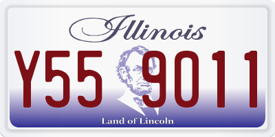 IL license plate Y559011
