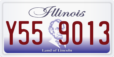 IL license plate Y559013