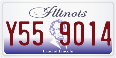 IL license plate Y559014