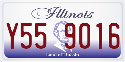 IL license plate Y559016