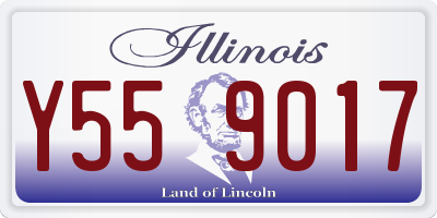 IL license plate Y559017
