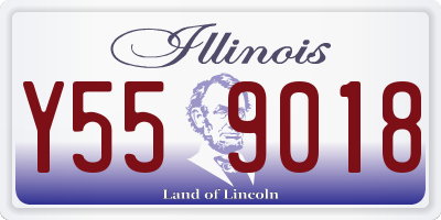 IL license plate Y559018