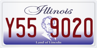 IL license plate Y559020