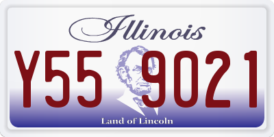 IL license plate Y559021