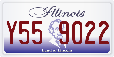 IL license plate Y559022