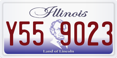 IL license plate Y559023