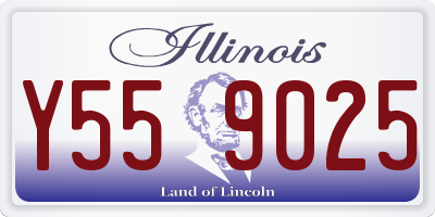 IL license plate Y559025