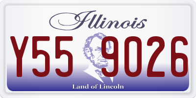 IL license plate Y559026