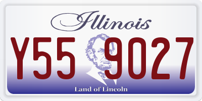 IL license plate Y559027