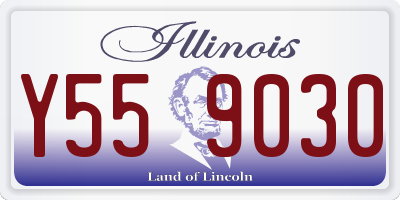 IL license plate Y559030