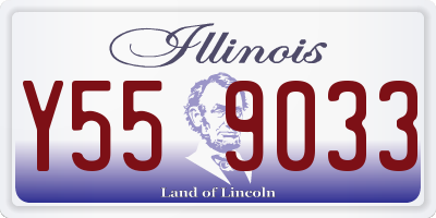 IL license plate Y559033