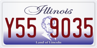 IL license plate Y559035