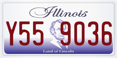 IL license plate Y559036