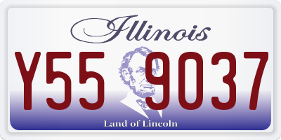 IL license plate Y559037