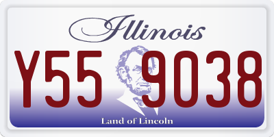 IL license plate Y559038