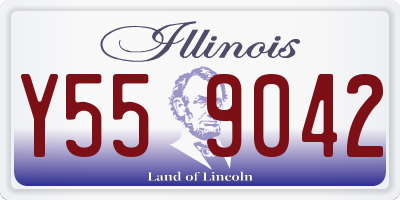 IL license plate Y559042