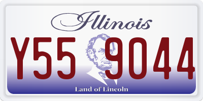 IL license plate Y559044