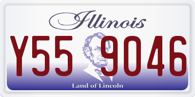 IL license plate Y559046