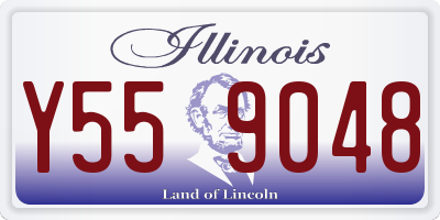 IL license plate Y559048