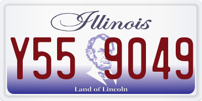 IL license plate Y559049