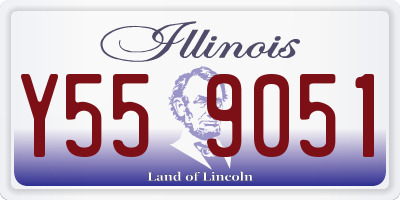 IL license plate Y559051