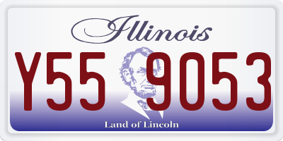 IL license plate Y559053