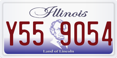 IL license plate Y559054