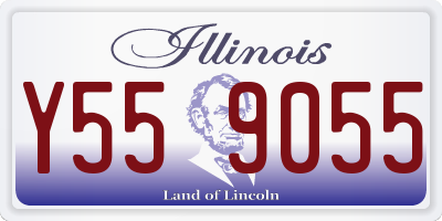 IL license plate Y559055