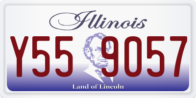 IL license plate Y559057