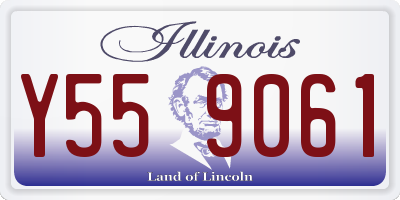 IL license plate Y559061
