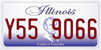 IL license plate Y559066