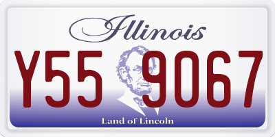 IL license plate Y559067