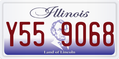 IL license plate Y559068