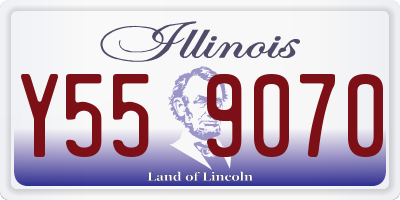IL license plate Y559070