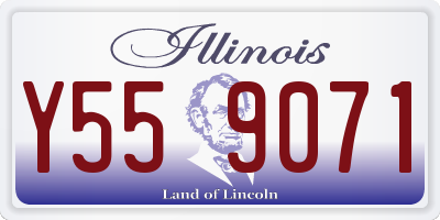 IL license plate Y559071