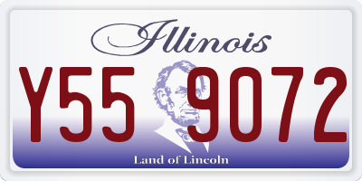 IL license plate Y559072