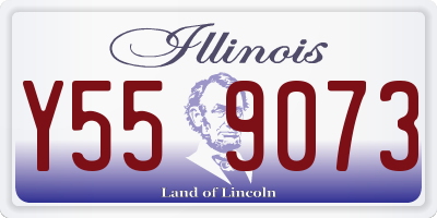 IL license plate Y559073