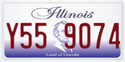 IL license plate Y559074