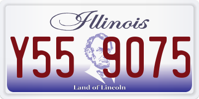 IL license plate Y559075