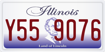 IL license plate Y559076