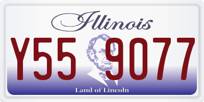IL license plate Y559077